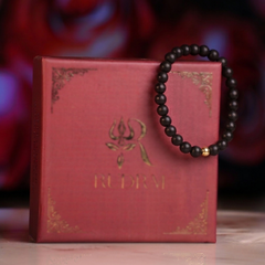 Natural Karungali Mala & Bracelet Set
