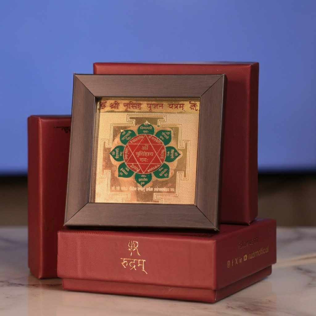Siddh Abhimantrit Shri Narsingh Yantra - Narsingh Janmotsav Special