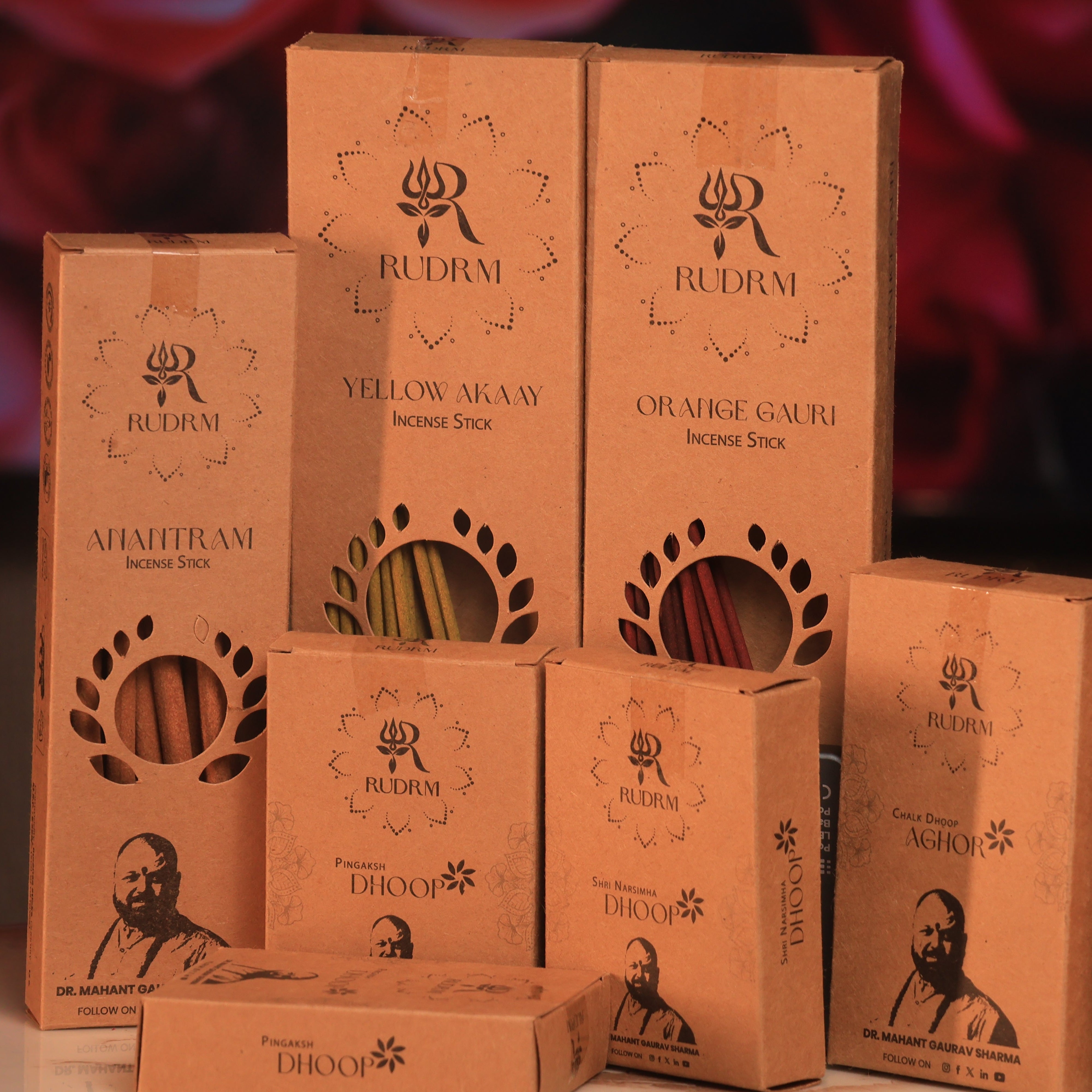 Abhimantrit Anantram Natural Bambooless Incense Sticks (Agarbatti)