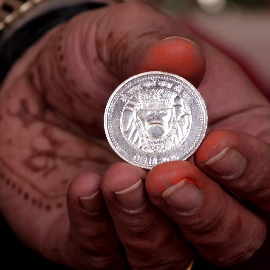 Siddh Abhimantrit Silver Coin and Tabeez